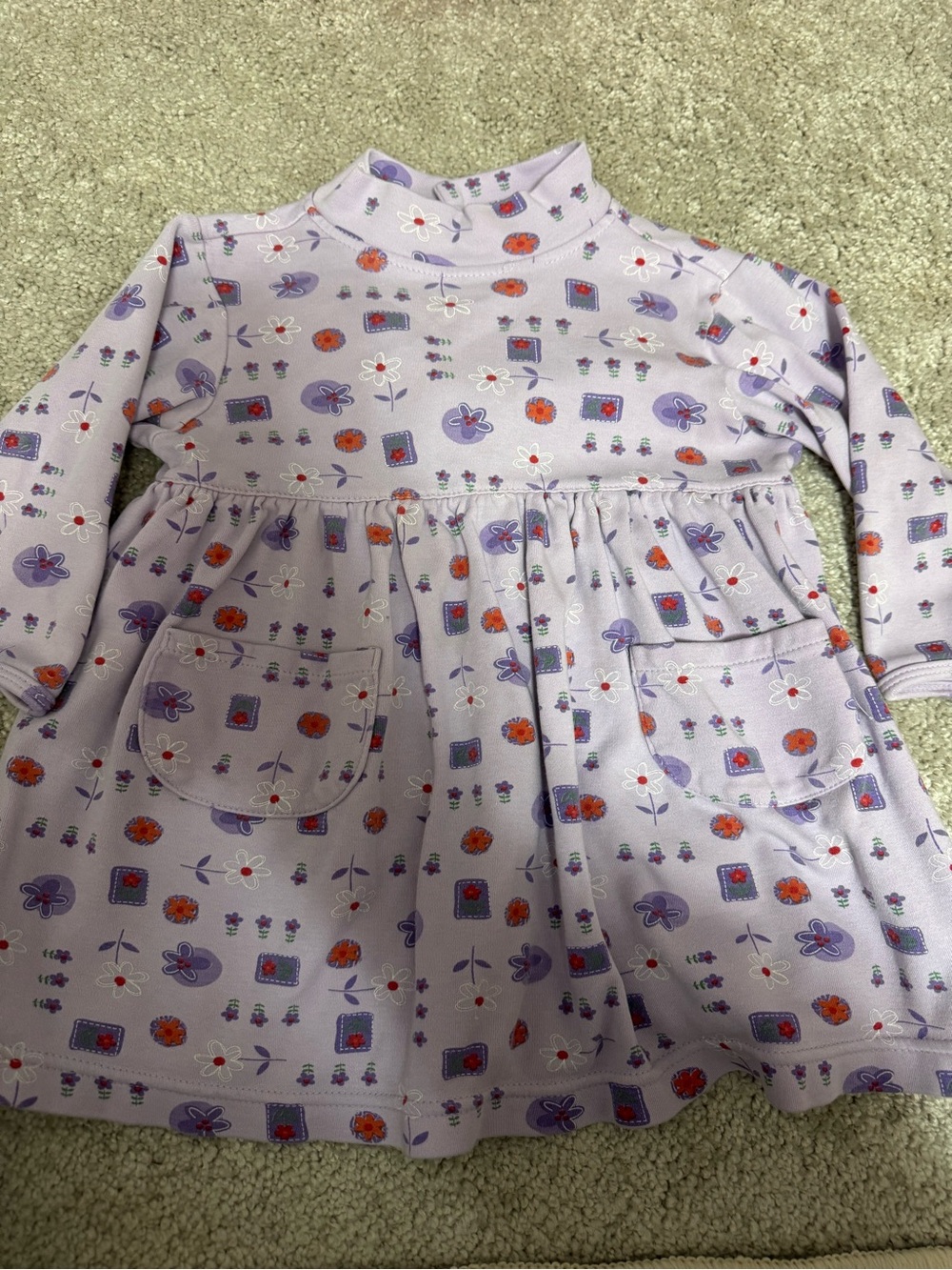 Vintage Buster Brown Lavender Tunic/Dress Sz 18-24months